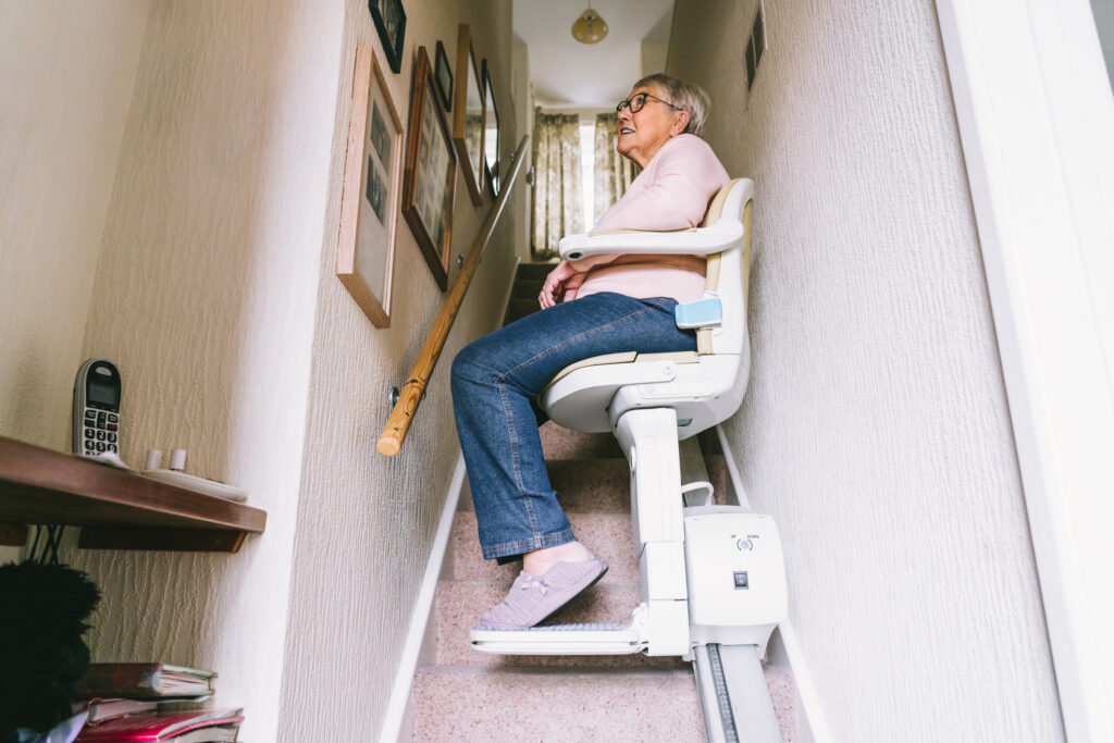 Stair lift mobility aid Age Tech