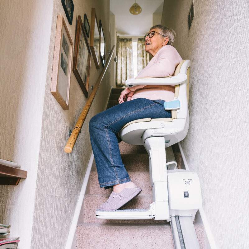 Stair lift mobility aid Age Tech