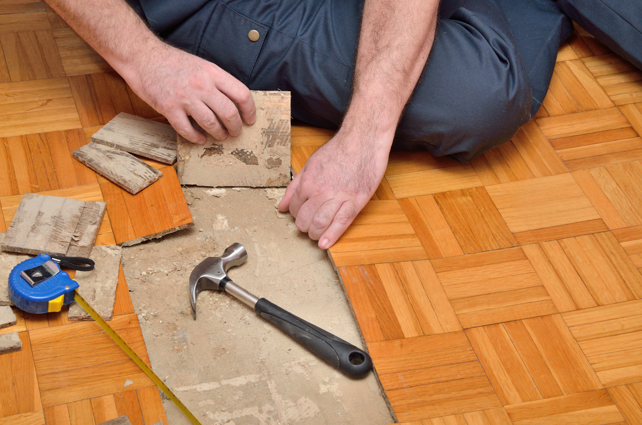 flooring repair, flooring damage