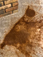 Accidental carpet damage